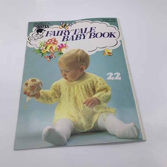 Vtg. Hand Knit Designes FAIRY TALE BABY BOOK by Susan Bates for Babies Up to 3 - Picture 12 of 12
